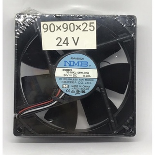 3610KL-05W-B59 24VDC 0.20A 90*90*25MM 3สาย พัดลมเครื่องFANUC