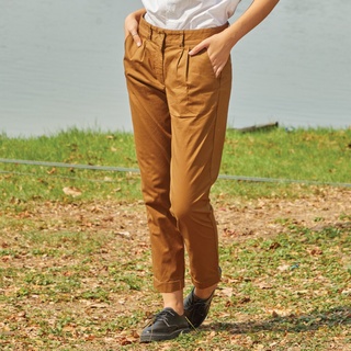 Khaki Bros. - Pegged Pants - กางเกงขายาวสำหรับผู้หญิง - KL21B001