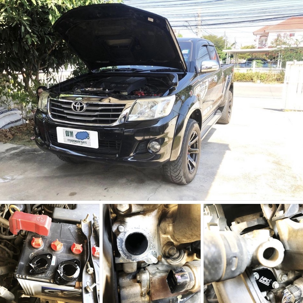 แผ่นอุด EGR TOYOTA TIGER 4D4 VIGO FORTUNER  ไทเกอร์ ดีโฟดี วีโก้ ฟอร์จูนเนอร์  > ปี 2002 03 04 05 06 07 08 09 10 11 2012 - รูปที่ 3