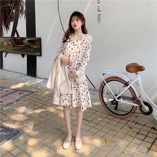 พร้อมส่ง 🌼 flora maxi dress