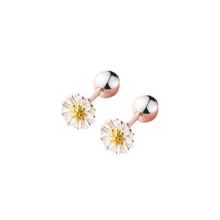 earika.earrings - daisy day piercing จิวหูเงินแท้ดอกเดซี่ (ราคาต่อชิ้น) เหมาะสำหรับคนแพ้ง่าย