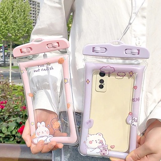 เคสโทรศัพท์มือถือกันน้ําลายการ์ตูนสําหรับว่ายน้ํา, พายเรือคายัค, เรือคายัค / โทรศัพท์มือถือกันน้ํา