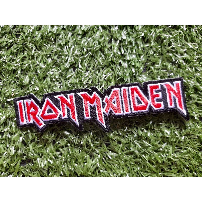 ตัวเลขติดเสื้อ สติ๊กเกอร์ ลายวงดนตรีวินเทจ Iron Maiden