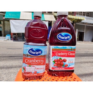 Ocean Spray Cranberry Classic Juice Drink เเครนเบอร์รี่ คลาสสิค (น้ำแครนเบอร์รี่จากUSA✈) 💥💥สินค้าพร้อมส่ง!!!💥💥