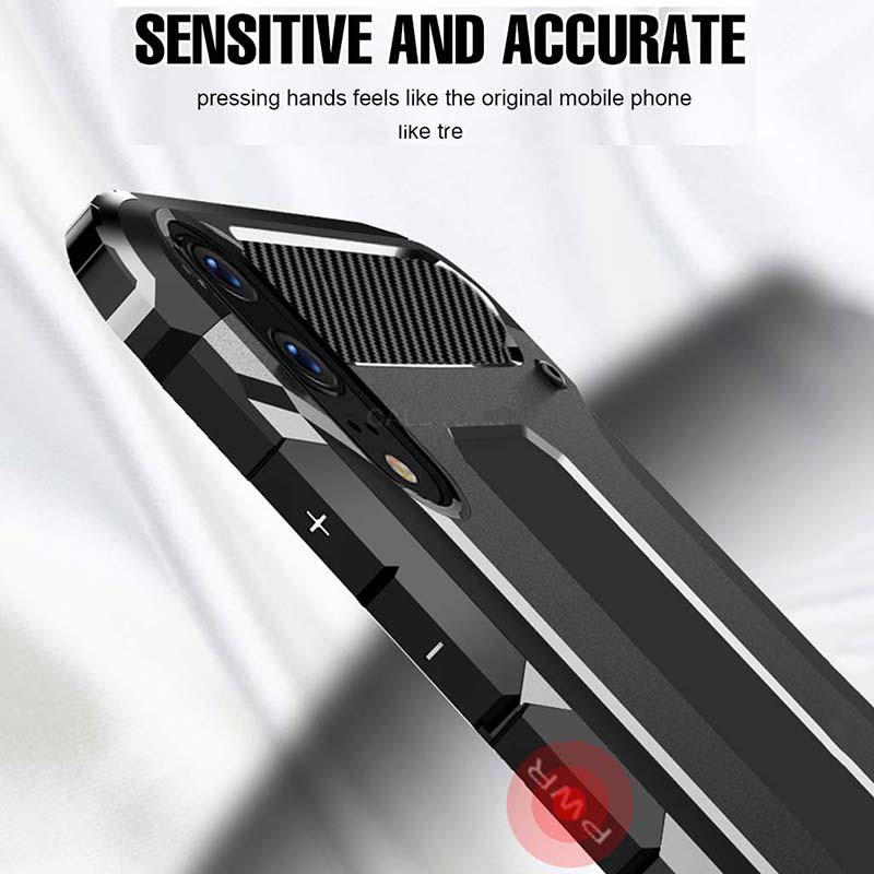 Huawei Nova 3i 4e 3e Y9Prime 2019 P30 P30Pro P30lite Hybrid กันกระแทกทนทานเกราะเต็มกันชนทนทานฝาครอบโทรศัพท์แข็ง - รูปที่ 5