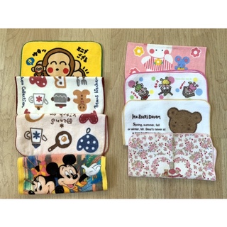 ✨สินค้ามือหนึ่ง✨   ผ้าเช็ดหน้าขนหนู Disney/Sanrio/ลายการ์ตูน (Made in japan🇯🇵)