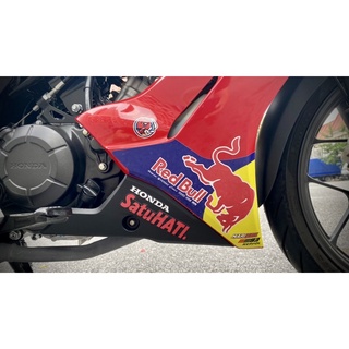 สติกเกอร์ DECAL MOTOSIKAL HONDA RSX REPSOL REDBULL MUDGUARD BELLYPAN