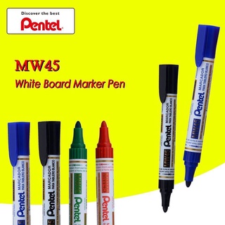 Pentel ปากกาไวท์บอร์ด MW45 หัวมน