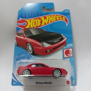 รถเหล็ก Hotwheels 98 HONDA PRELUDE สีแดง (ib026)