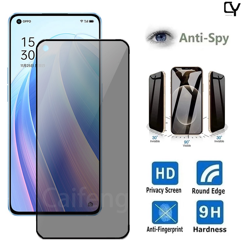 ฟิล์มกระจก เต็มจอ สำหรับ กันมองกันเสือก รุ่น OPPO Find X9 X8 Reno 15 14F 14 13F 13 12F 11F 8T 8Z 8 7