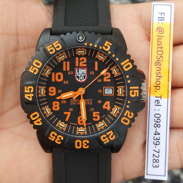 Luminox 3059 หน้าส้ม มือสอง