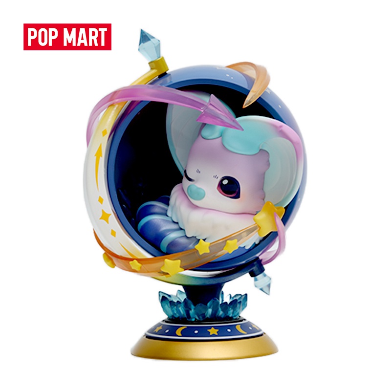 Popmart YOKI My Little Planets Blind Box Doll Binary Action ของเล่นรูปของขวัญวันเกิดของเล่นเด็ก