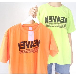 เสื้อOversize ลายHEAVEN