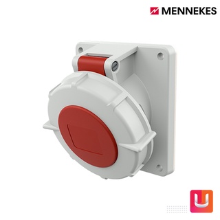 MENNEKES รหัส 1808 ปลั๊กตัวเมีย CEE แบบฝังเฉียง 20° ชนิดกันน้ำ IP67 3+N+E 32A