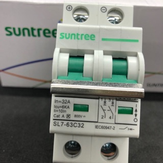 Suntree breaker Dc เบรกเกอร์ ดี.ซี.กระแส 32 A 550A,800V