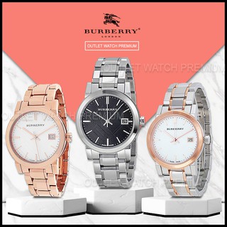 OUTLET WATCH นาฬิกา Burberry OWB277 นาฬิกาข้อมือผู้หญิง นาฬิกาผู้ชาย แบรนด์เนม Brandname Burberry Watch BU9125