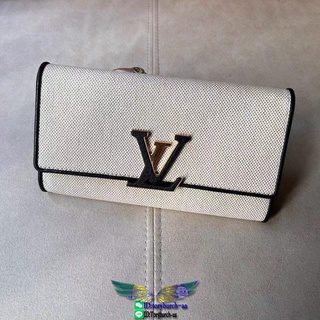 Louis LV dauphine bifold flip long wallet purse multislots card holder party clutch wristlet