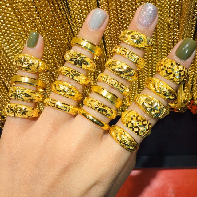 แหวนครึ่งสลึง ทองคำแท้ 96.5% น้ำหนัก 1.9กรัม  มีใบรับประกันสินค้า KPTGold ทองแท้ ขายส่ง รับตัวแทน