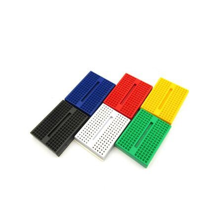 041 &gt; Breadboard-Experiment Board-Colorful Small Breadboard-35X47mm SYSB-170 Multicolor Optional White/Red/Green/Blue/Transparent/Yellow/Black