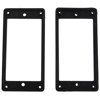 2Pcs Flat Humbucker Pickup Mounting Ring Frame for Electric Guitar