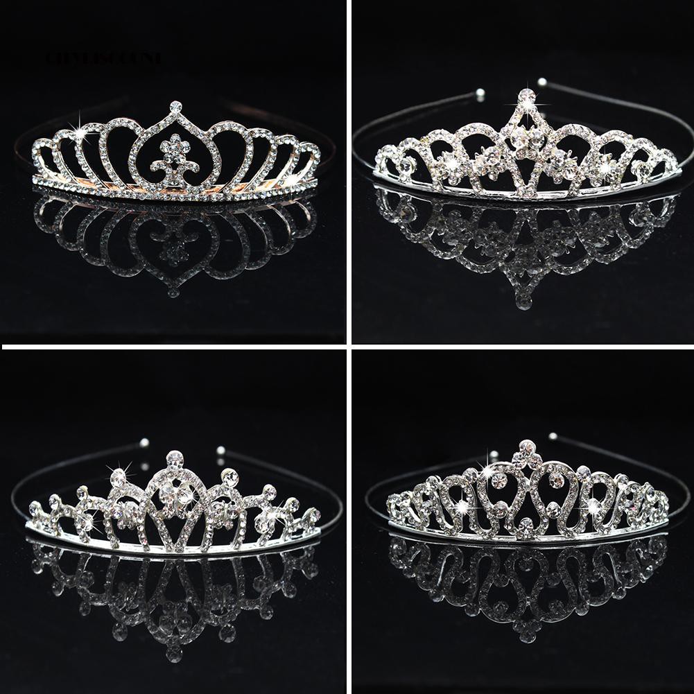 Birthday Girl Tiara Crystal Rhinestone Crown Headwear Jewelry Gifts