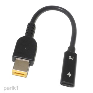 สายชาร์จอุปกรณ์ชาร์จ Usb Type - C Female To Square Plug สําหรับ Lenovo