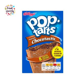 Kelloggs Pop tarts Frosted Chocotastic 384g เคลลอกก์ ป๊อปทาร์ต ขนมปังสอดไส้ช็อกโกแลต 384กรัม