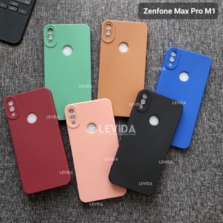 เคสโทรศัพท์มือถือ ซิลิโคน ผิวด้าน กันรอยกล้อง สีดํา สําหรับ Zenfone Max Pro M1 Zenfone Max Pro M2 Zenfone Live L1 Live L2 Zenfone Max Pro M1 Zenfone Max Pro M2 Zenfone Live L1 L2