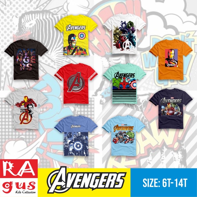 เสื้อยืด AVENGERS RAGUS BOYS
