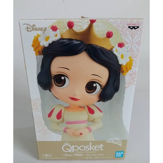 ฟิกเกอร์แท้ Qposket Snow White Dreamy Style (ชุดสีครีม) สโนไวท์มาในชุดยาวสีครีมสุดน่ารัก