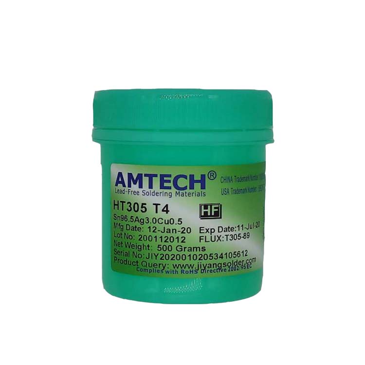 SAC305 T4 SMT leadfree solder paste environmental protection solder