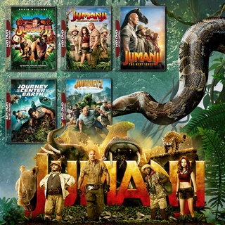 JUMANJI จูแมนจี้ ภาค 1-3 และ Journey ดิ่งทะลุสะดืดโลก ภาค 1,2 DVD Master พากย์ไทย