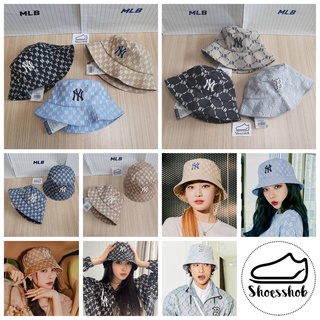 ของแท้ MLB monogram bucket hat หมวกปีก MLB หลายรุ่น ป้ายแท็กเกาหลี  🇰🇷