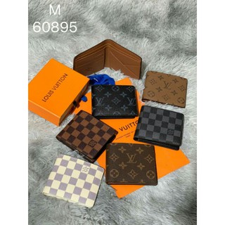 กระเป๋าสตางค์ใบสั้นกระเป๋าสตางค์สไตล์หลุยส์์Lv wallet styleSize  4.5"