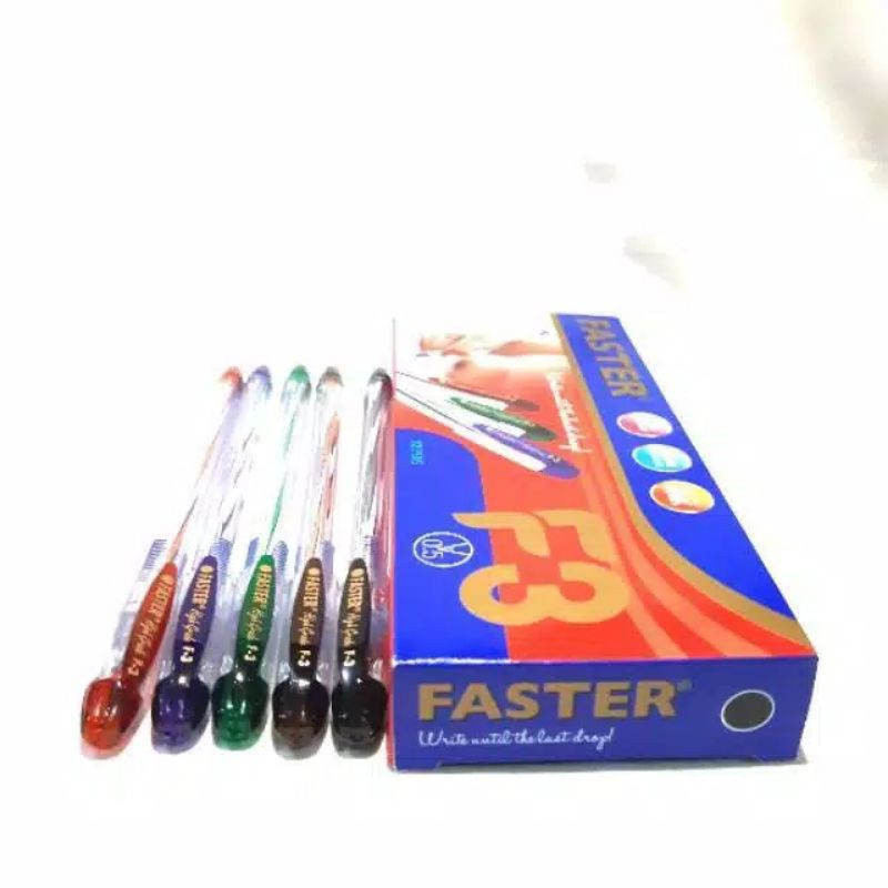 ปากกาลูกลื่น Faster F3 Faster F3 (โหล)