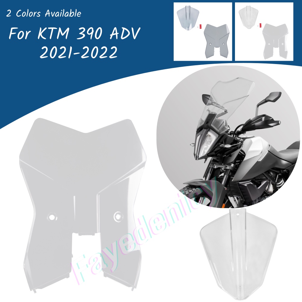 กระจกบังลมหน้ารถจักรยานยนต์ สําหรับ KTM 390ADV 390 Adventure 2020-2021