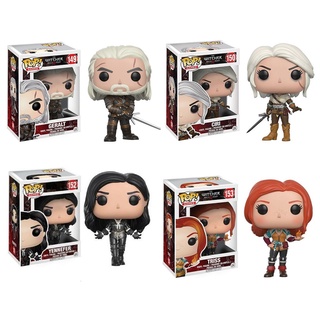 Funko POP Games: The Witcher 3 Wild Geralt Ciri Yennefer Triss โมเดลฟิกเกอร์ ของเล่นสําหรับเด็ก