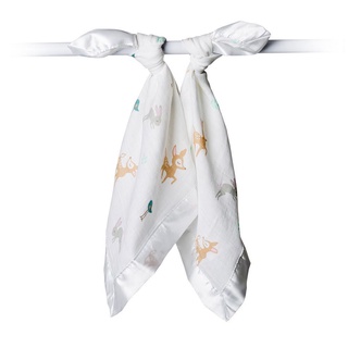 Lulujo ผ้ากอดมัสลินคอตตอน 2-Pack Cotton Muslin Security Blankets - Little Fawn