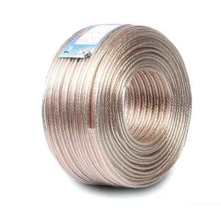 (ราคา 1 เมตร)ทองแดงบริสุทธิ์สายสัญญาณเสียงไฮไฟทองแดงปราศจากออกซิเจนสายสัญญาณเสียง สายลำโพง 20awg 17awg
