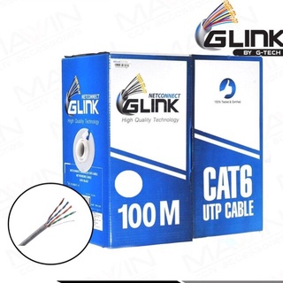 CAT6 UTP Cable (100m/BOX) G-Link Cable UTP CAT6 100 Meter