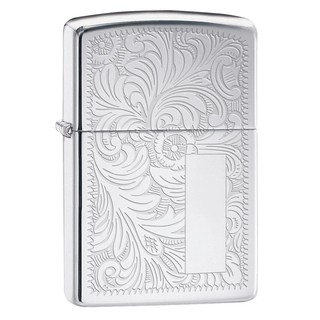 Zippo ไฟแช็กรุ่น 352 Venetian High Polish Chrome ของแท้ รับประกันตลอดชีวิต นำเข้าและจำหน่ายโดยตัวแทนจำหน่าย