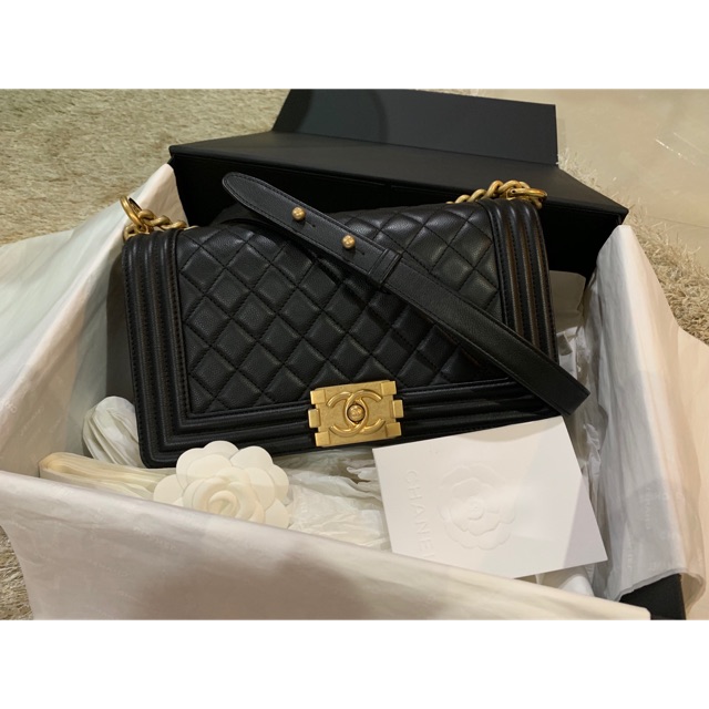 Used vary like new Chanel boy 10” ghw