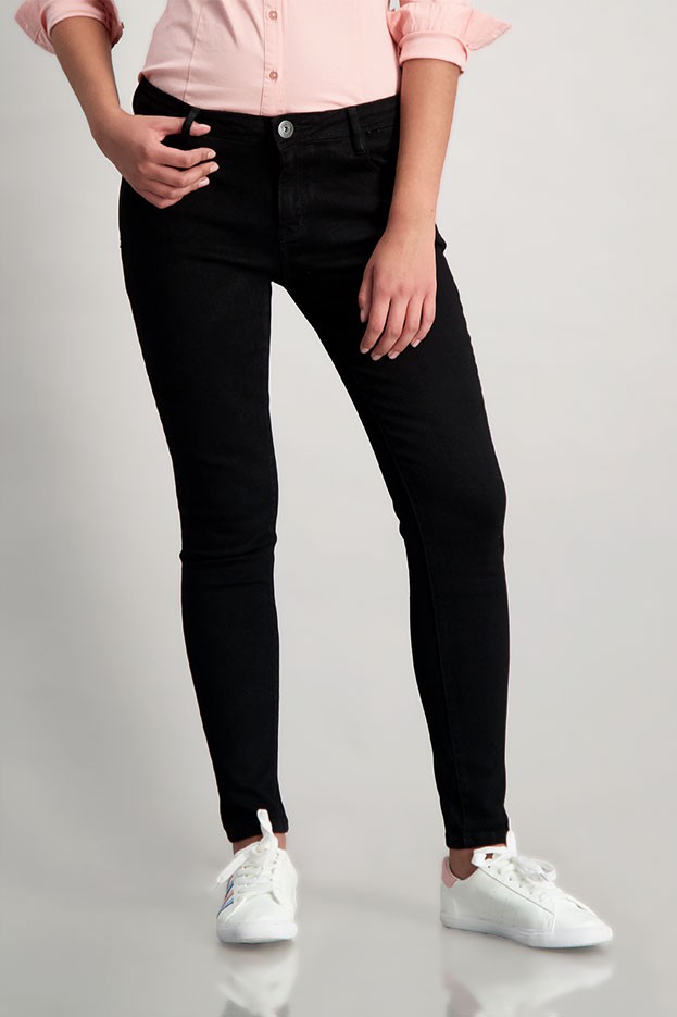 CARDINAL GIRL JEANS PANTS 11 (สีดํา)