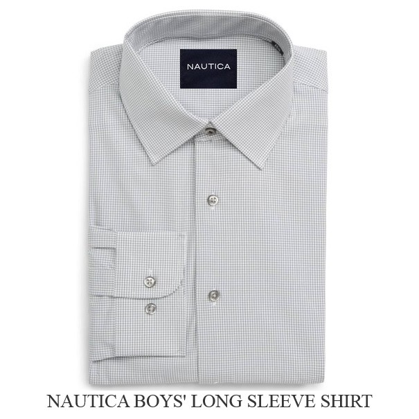 Boy's Long Sleeve Shirt แบรนด์ NAUTICA