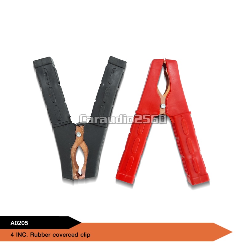 caraudio2560 ปากคีบแบตเตอรี่แบบพลาสติกดำแดง(1คู่)ราคาถูกมาก - รูปที่ 2