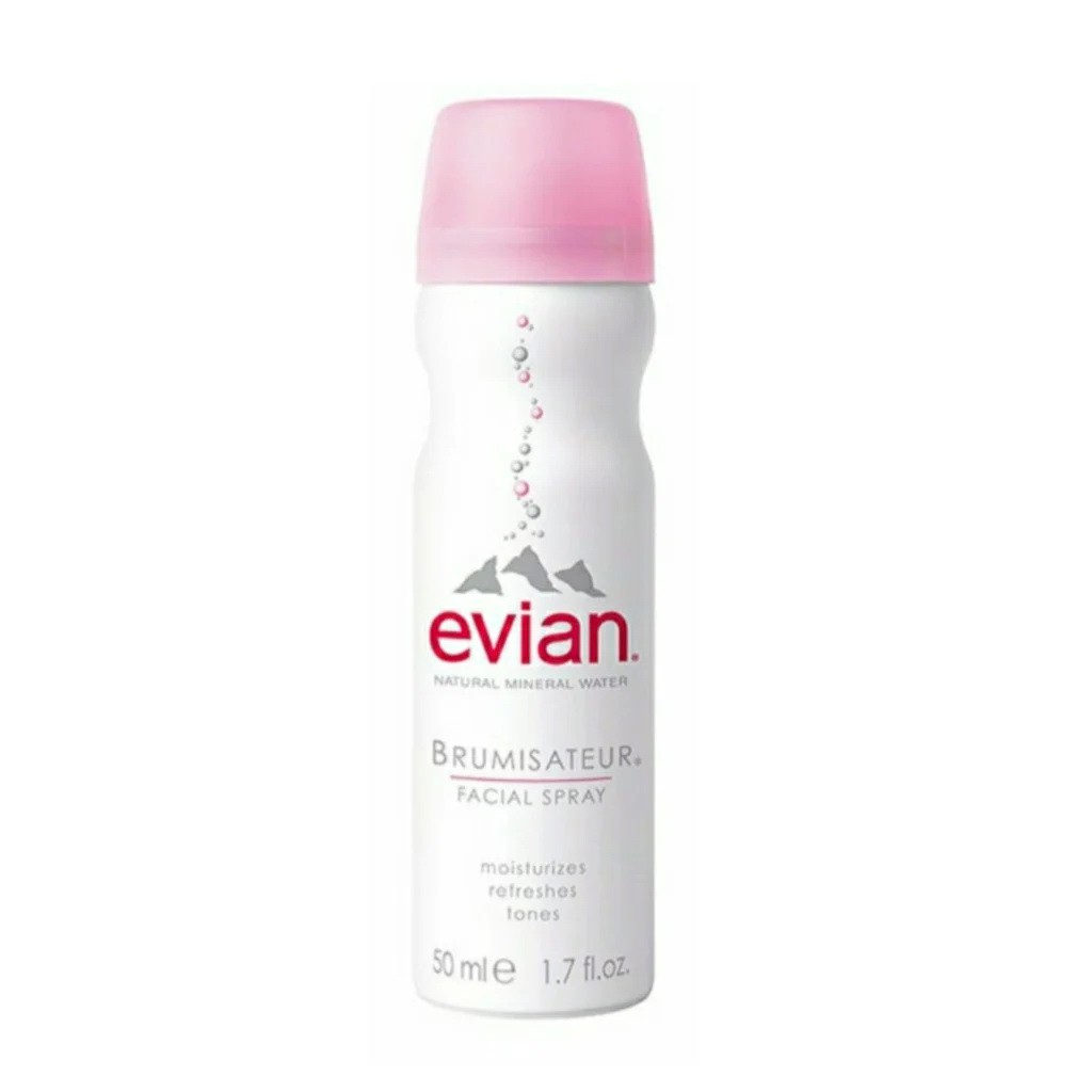 Evian Natural Mineral Water Facial Spray 50ml.สเปรย์น้ำแร่ธรรมชาติ