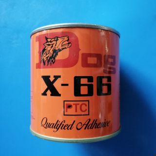 กาวยางเหลืองตราหมา Dogx66 Qualified Adhesive ขนาดบรรจุ200มล.