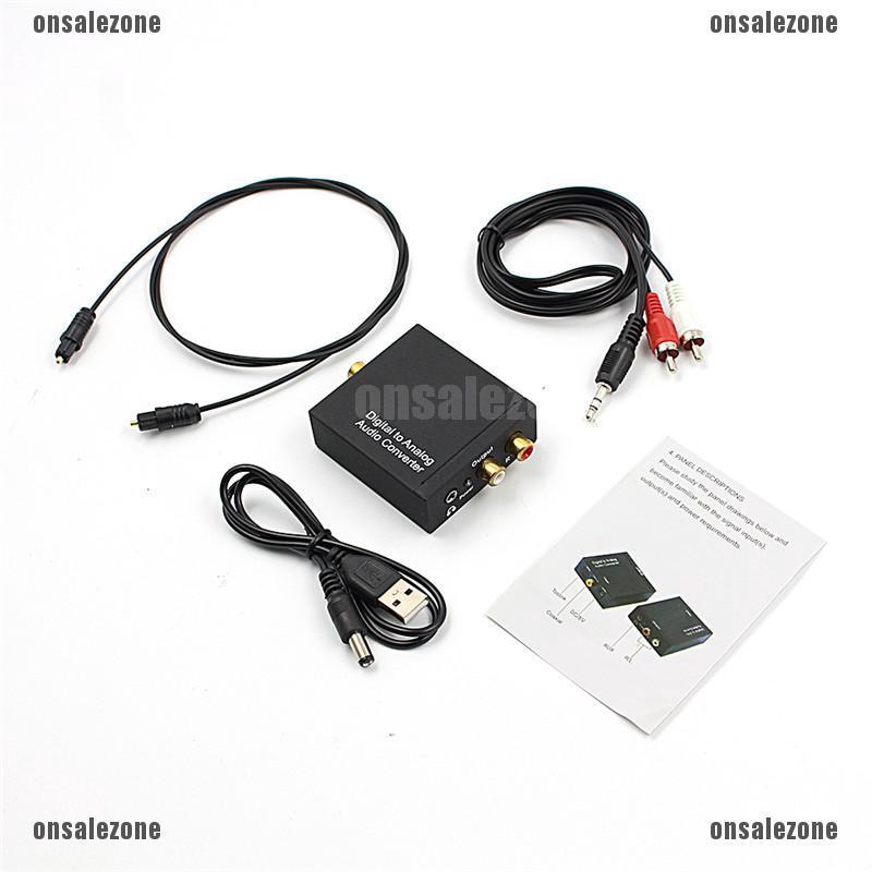3.5 มม. Digital Coaxial Toslink Optical เป็นตัวแปลงเสียง L/ Analog