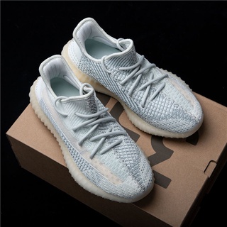 Addidas yezzy boost รองเท้ามะพร้าว 350 รองเท้าผ้าใบแฟชั่นสำหรับผู้ชายและผู้หญิงของนักเรียน ด้านล่างหนา ระบายอากาศ