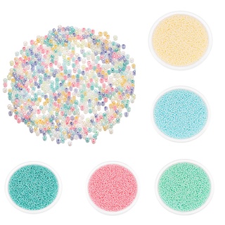 St. kunkka ลูกปัดแก้วทราย ลูกปัด สีสันพาสเทล สำหรับทำเครื่อง…